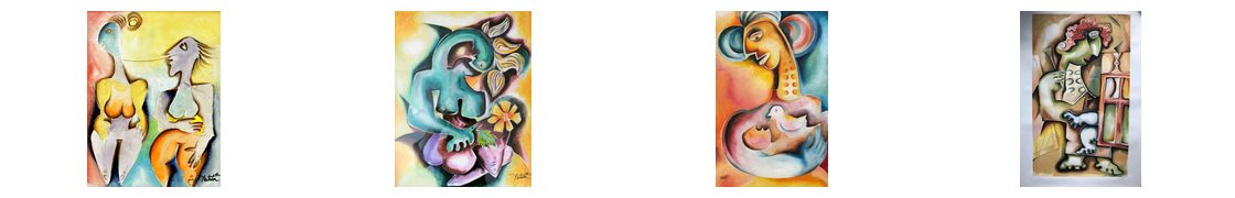Caravanning the Sun: Comparable paintings and lithographies from 2005 (style and date coherence)