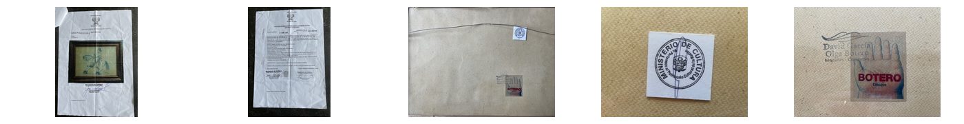Botero Dibujos: Provenance, Documentation, Stamps, and Labels