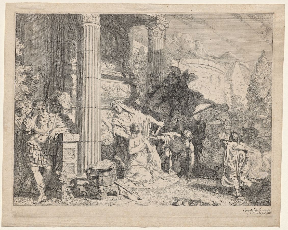 Sacrifice of Polyxena at the Tomb of Achilles: The Sacrifice of Polyxena by Gérard de Lairesse