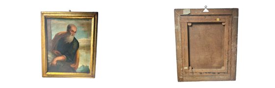Saint Andrew: Pre-treatment Condition (documented state before conservation)