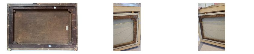 Victorian Sea: Back Side Condition: Before and After Restoration