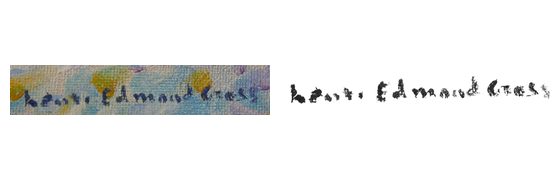 Painting attributed to Henri Edmond Cross: Restoration And Chronology Concerns