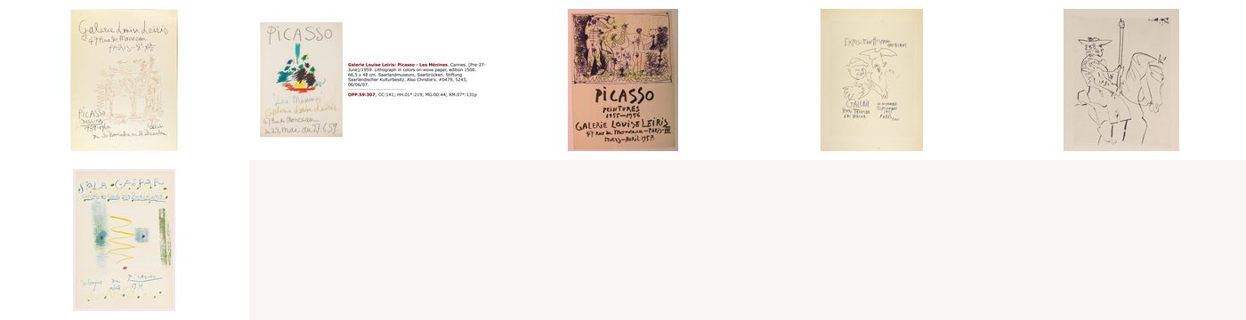 Galerie Louise Leiris: Catalogue Notes