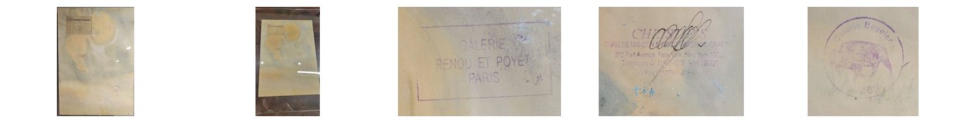 Sans titre: Reverse / Verso