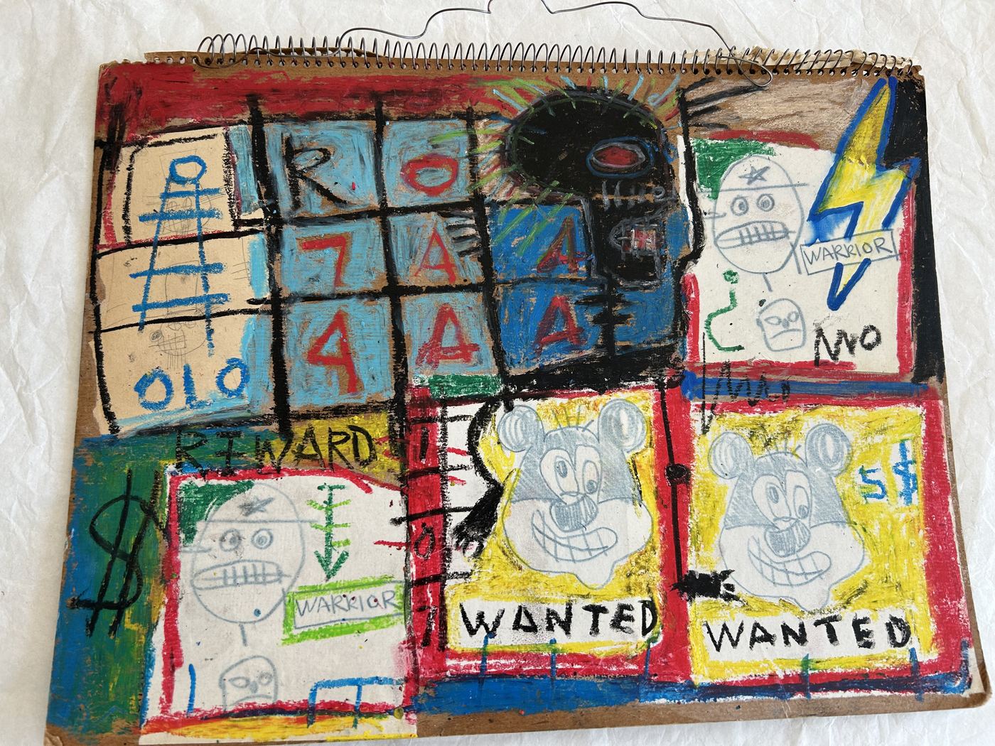 Jean-Michel Basquiat Untitled Basquiat study authentication evidence image 2