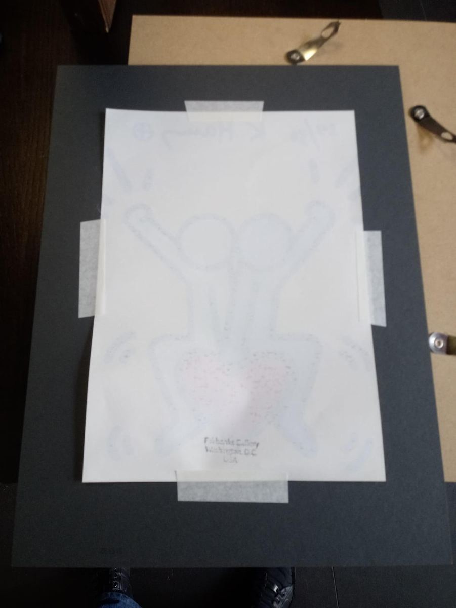 Keith Haring Keith Haring signature study authentication evidence image 2