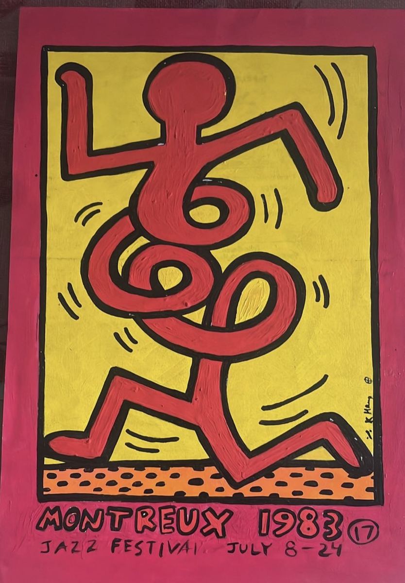 Keith Haring Montreux Jazz Festival poster authentication evidence image 1