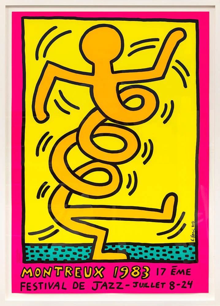 Keith Haring Montreux Jazz Festival poster authentication evidence image 4