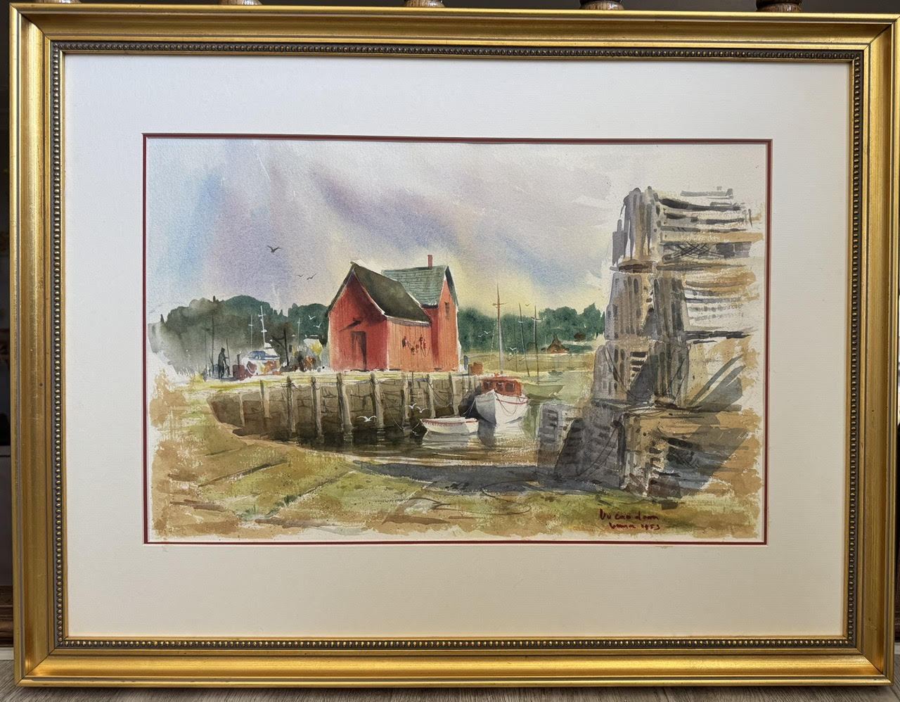 Mai Trung Thu Mai Trung Thu watercolor study authentication evidence image 1