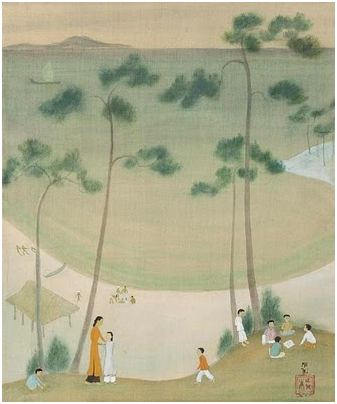 Mai Trung Thu Mai Trung Thu watercolor study authentication evidence image 4
