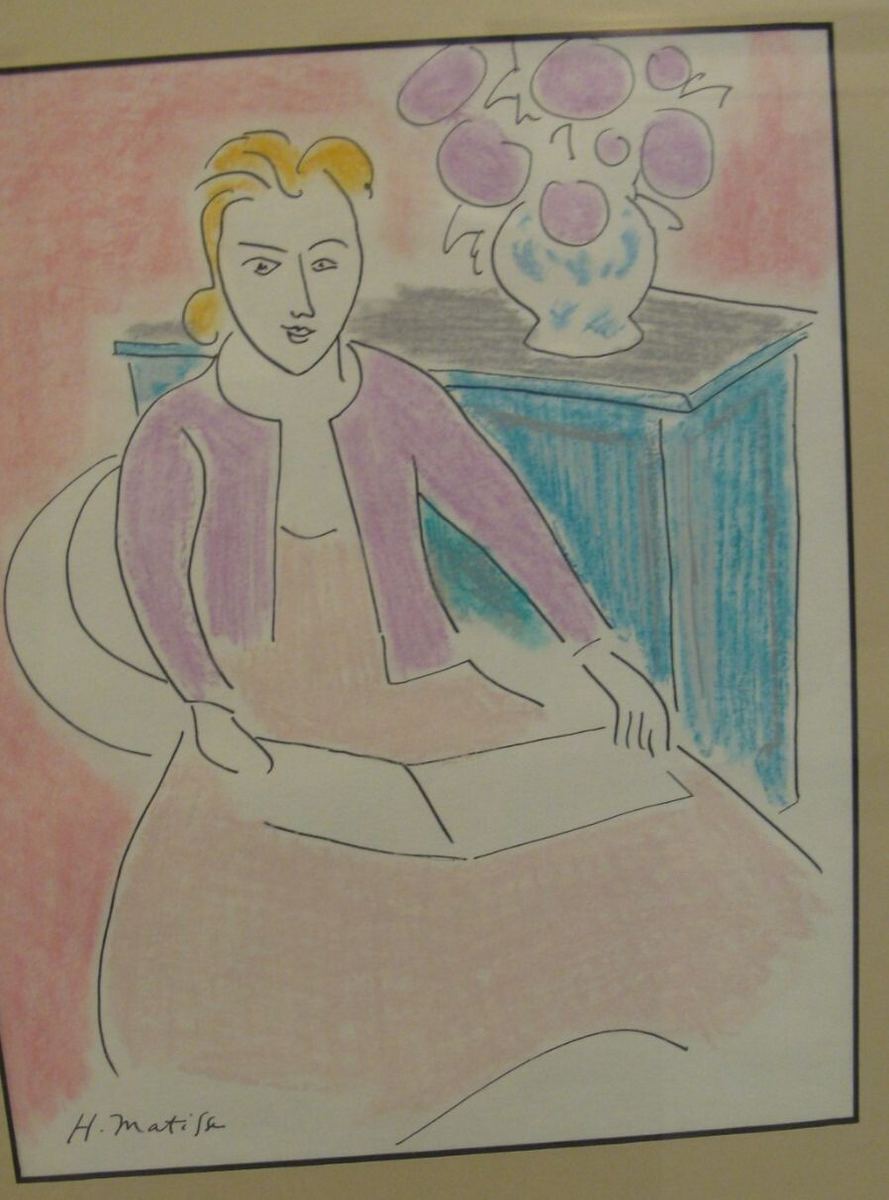 Henri Matisse Drawing authentication evidence image 1