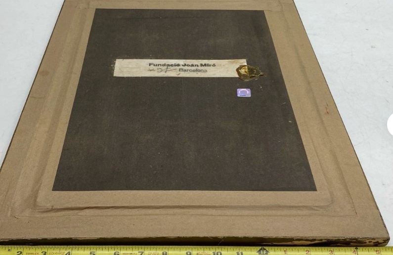 Joan Miro Miró authentication evidence image 2