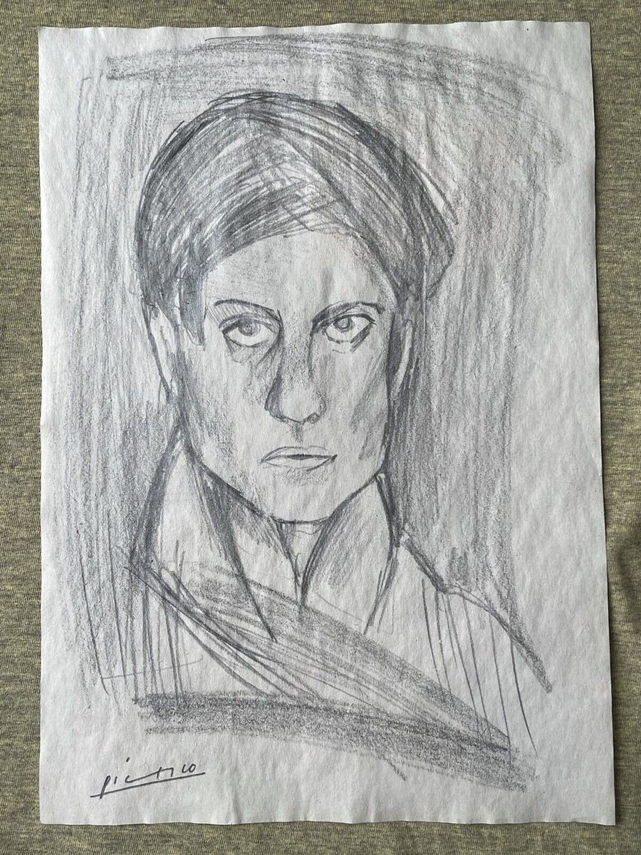 Pablo Picasso Picasso composition study authentication evidence image 1