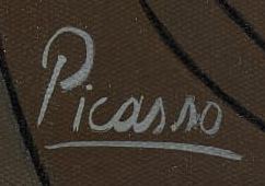 Pablo Picasso Picasso nude painting study authentication evidence image 2