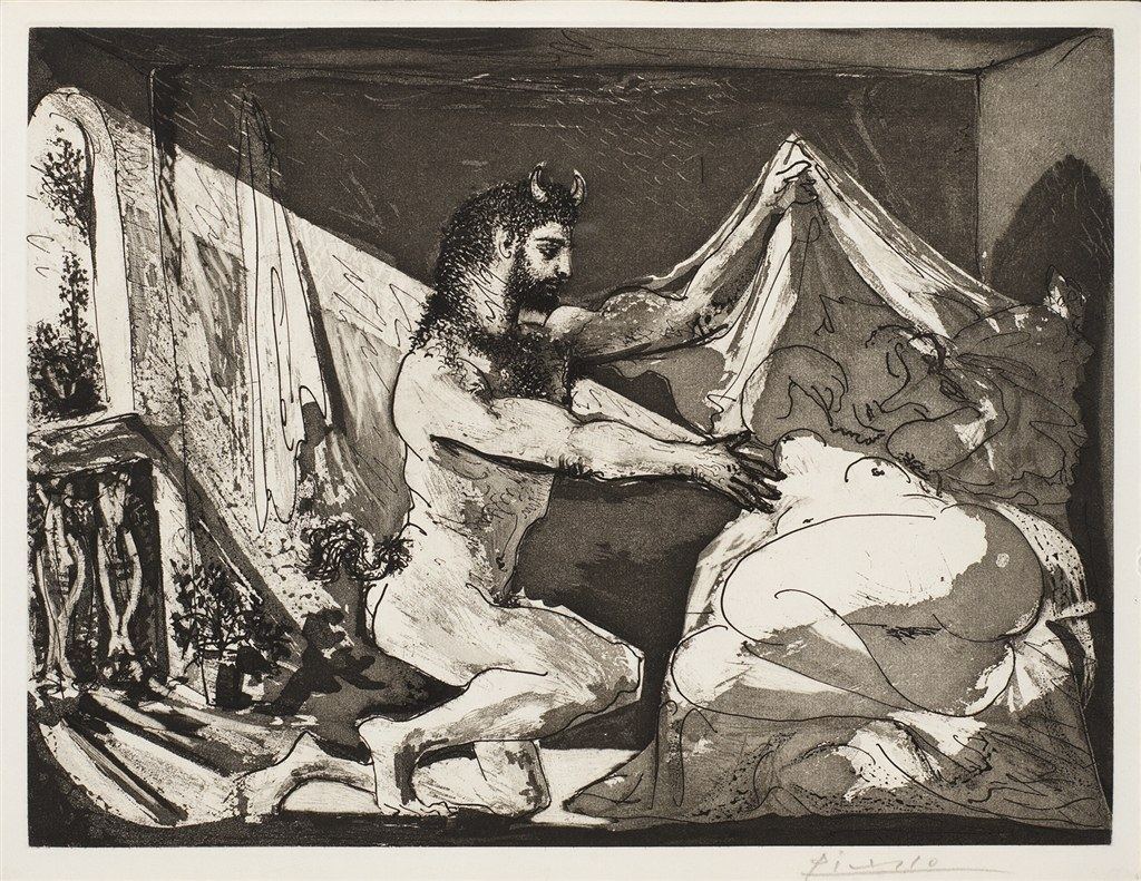 Pablo Picasso Painter and model drawing authentication evidence image 7