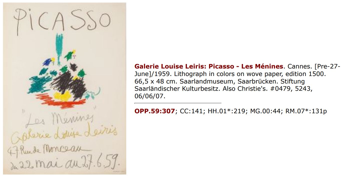 Pablo Picasso Galerie Louise Leiris authentication evidence image 5