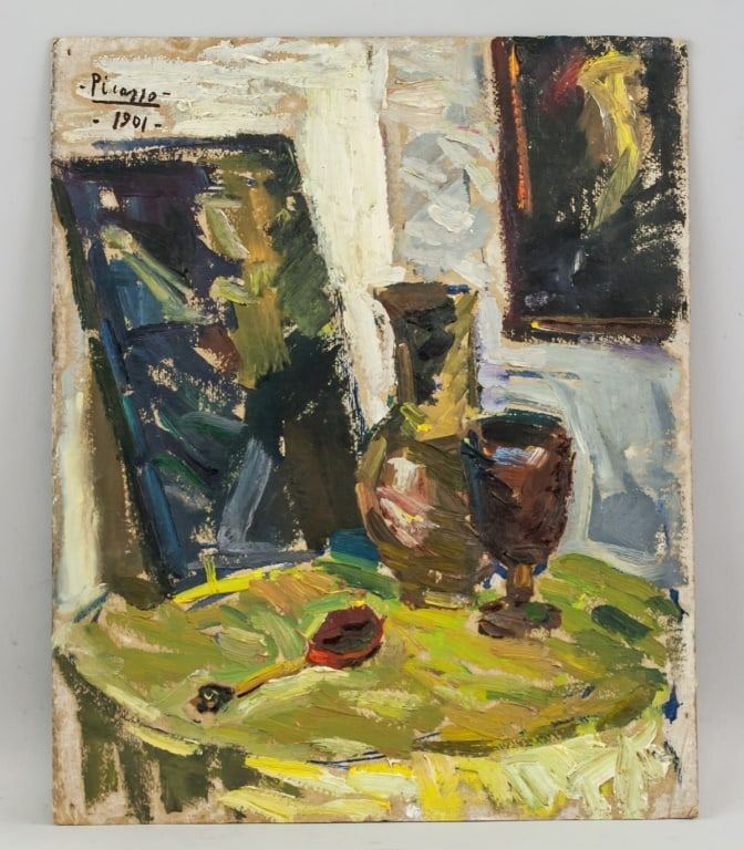 Pablo Picasso Still life with vases authentication evidence image 1