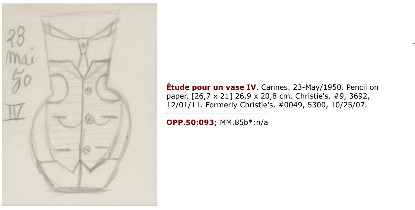 Pablo Picasso Couleurs des Maîtres -- Picasso authentication evidence image 5