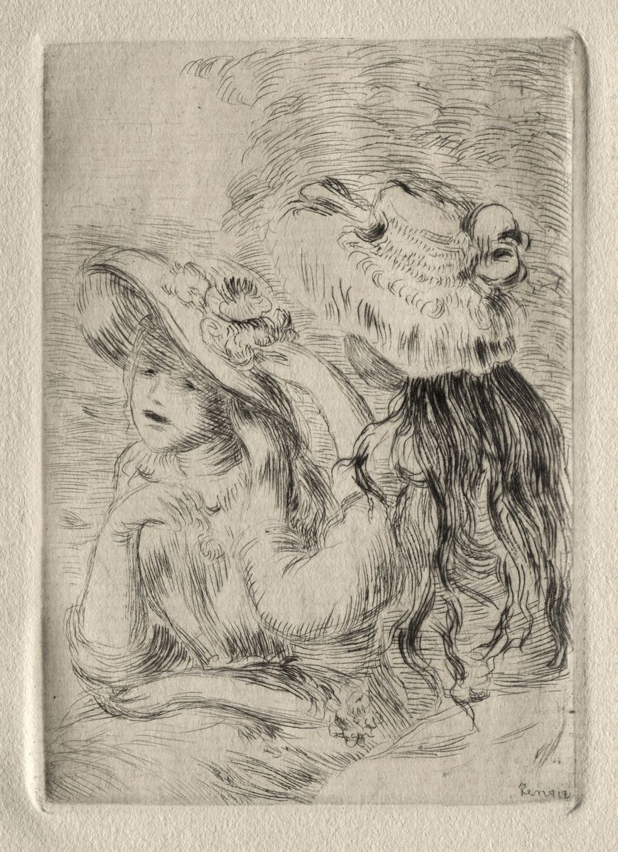 Pierre-Auguste Renoir Renoir signature study authentication evidence image 5