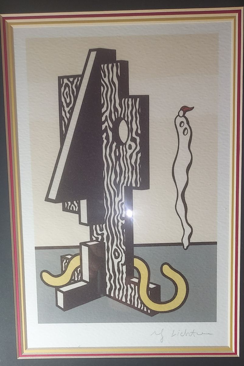 Roy Lichtenstein Roy Lichtenstein signature study authentication evidence image 1