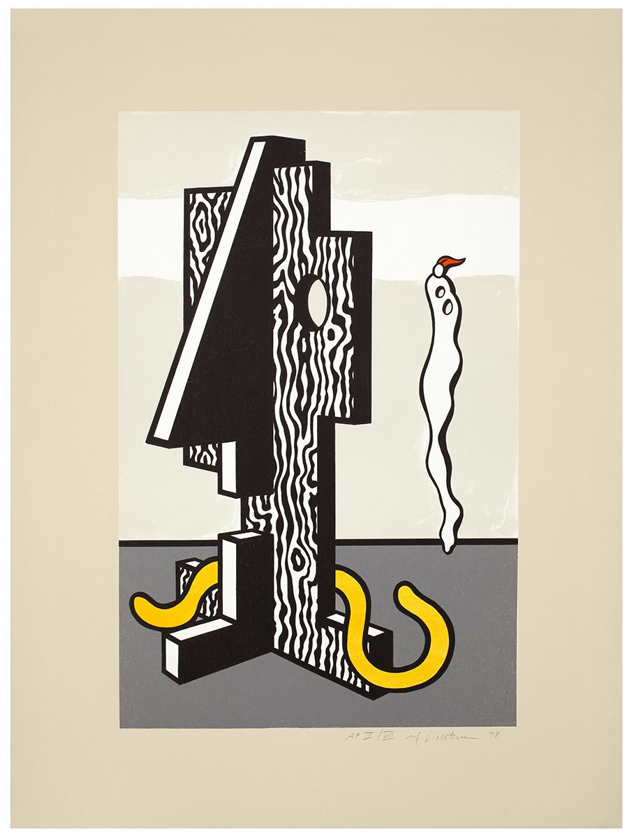 Roy Lichtenstein Roy Lichtenstein signature study authentication evidence image 5