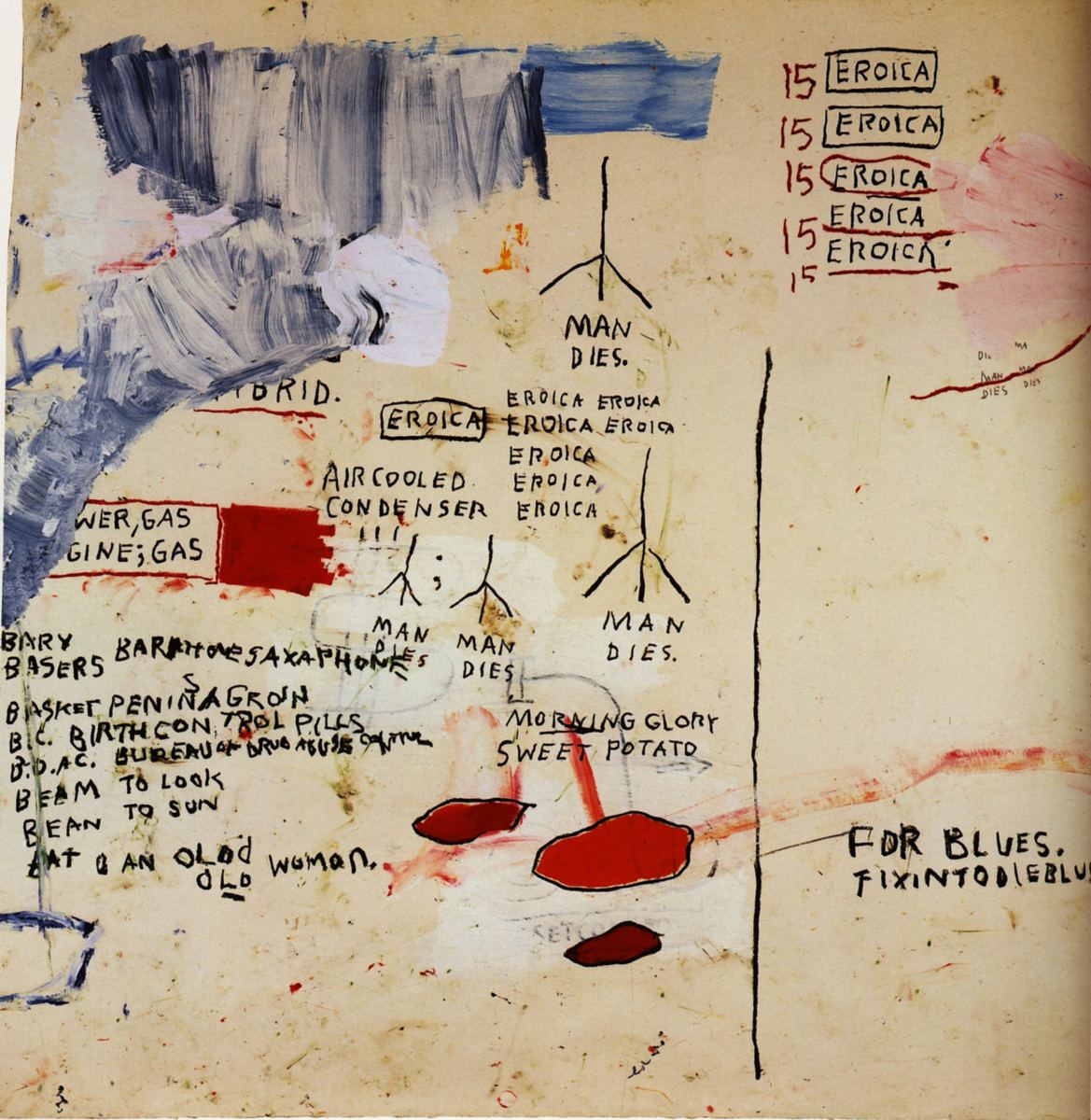 Jean-Michel Basquiat Eroica Basquiat study authentication evidence image 5