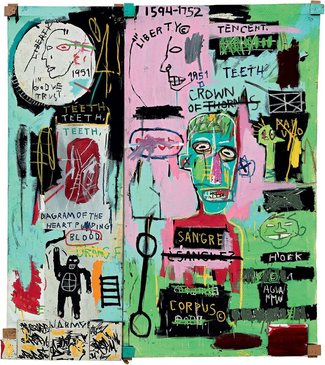 Jean-Michel Basquiat Eroica Basquiat study authentication evidence image 8