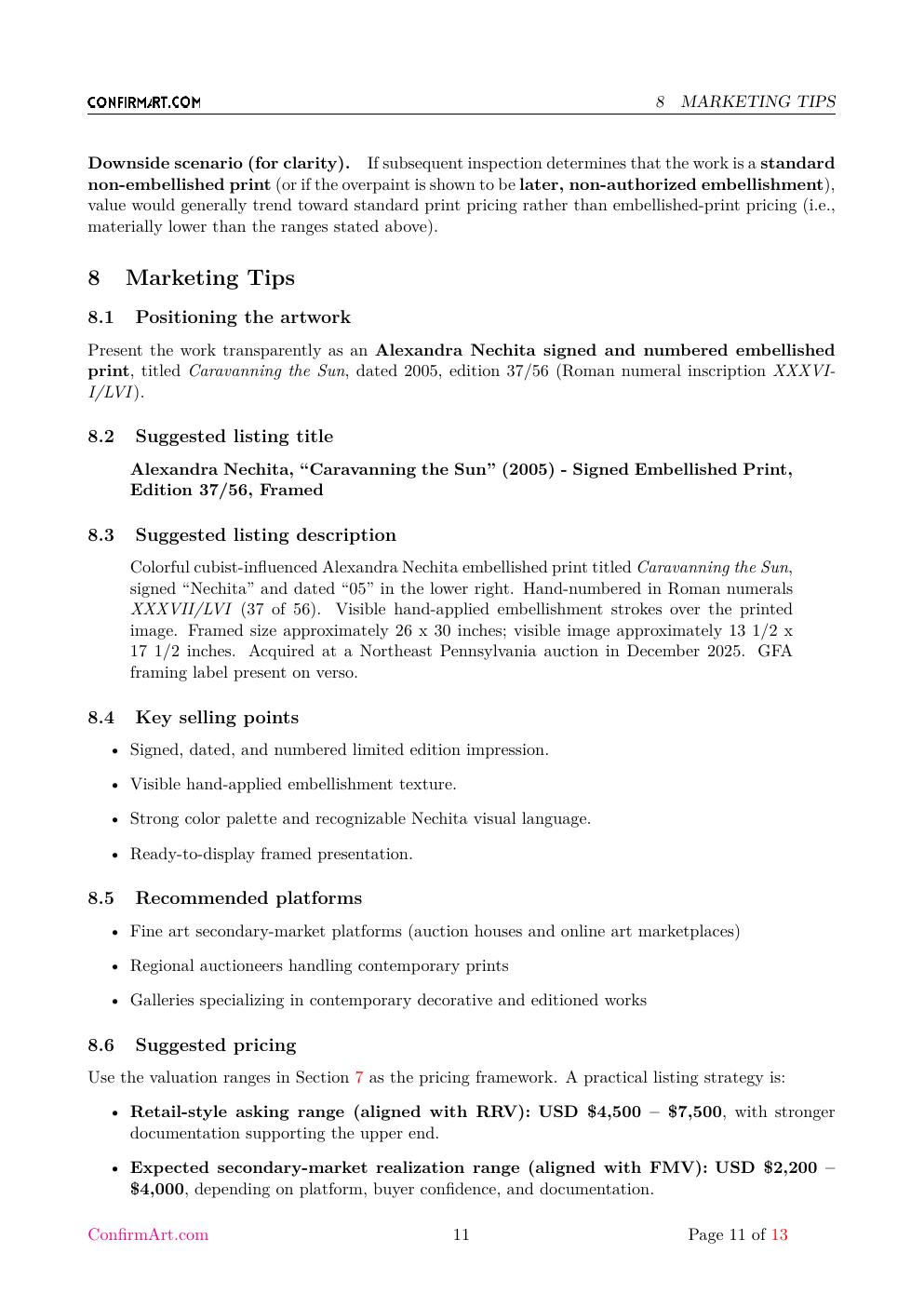 Caravanning the Sun report sample page 11