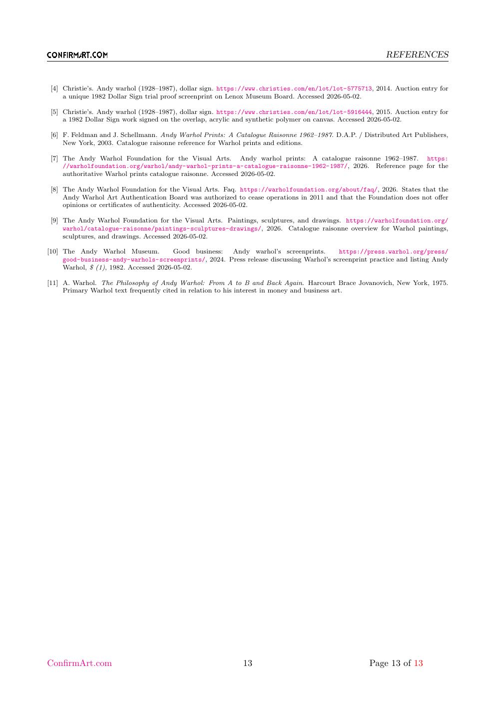 Dollar Sign newspaper image report sample page 13