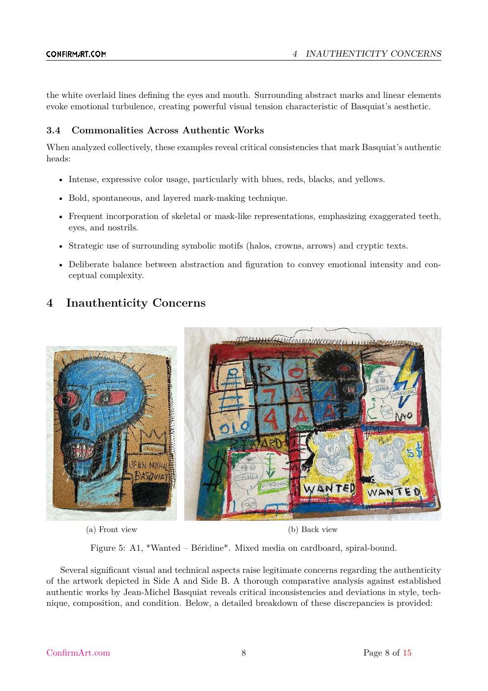 Untitled Basquiat study report sample page 8