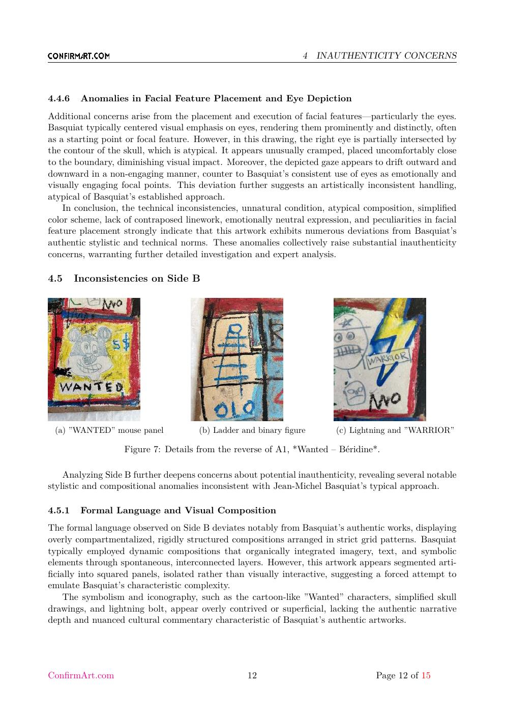 Untitled Basquiat study report sample page 12