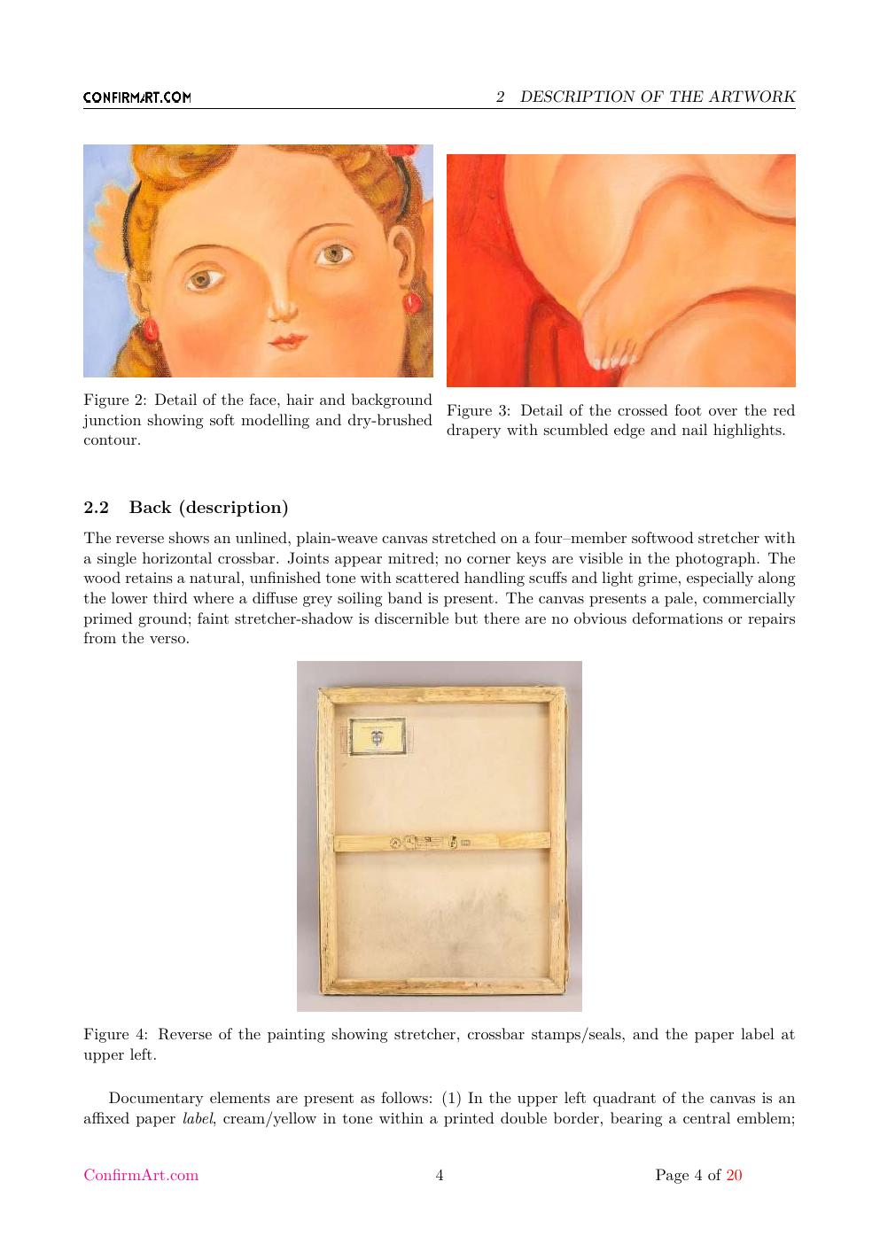 Mujer Desnuda report sample page 4