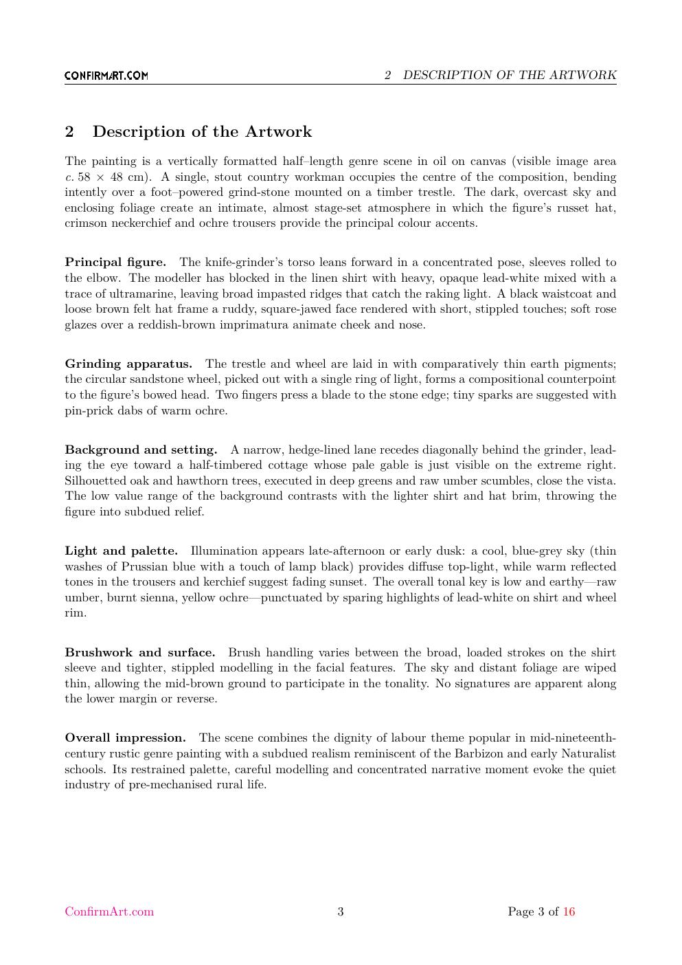 El Afilador report sample page 3
