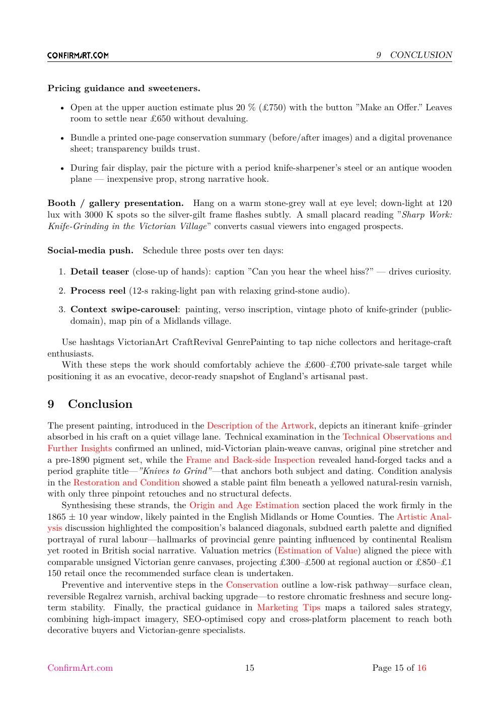 El Afilador report sample page 15