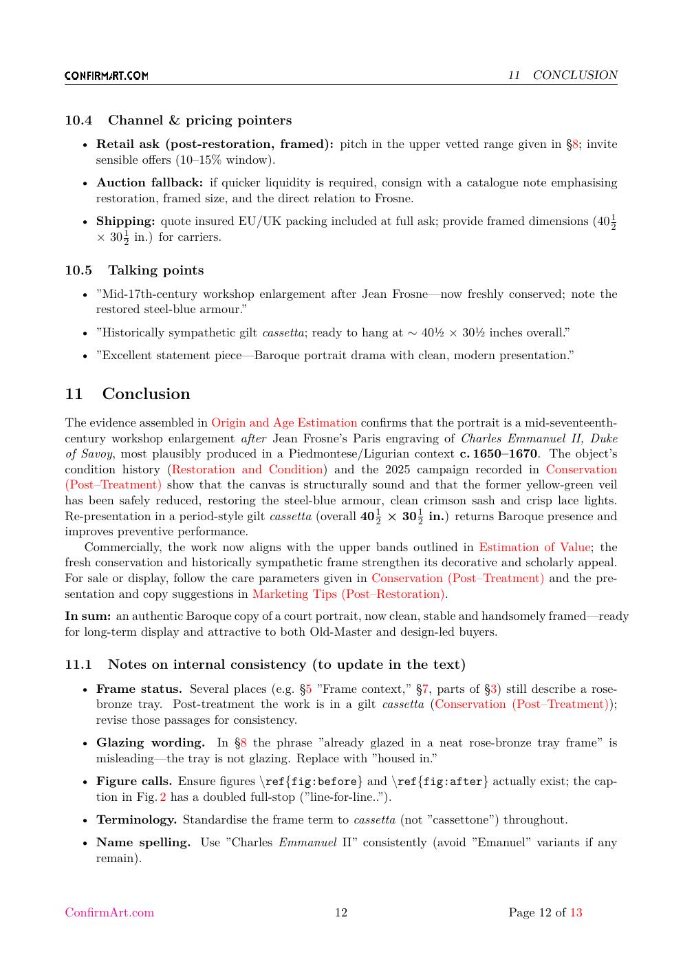 Charles Emmanuel II, Duke of Savoy report sample page 12
