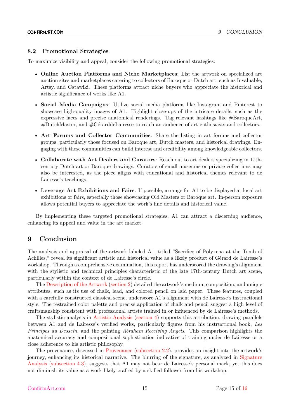 Sacrifice of Polyxena at the Tomb of Achilles report sample page 15