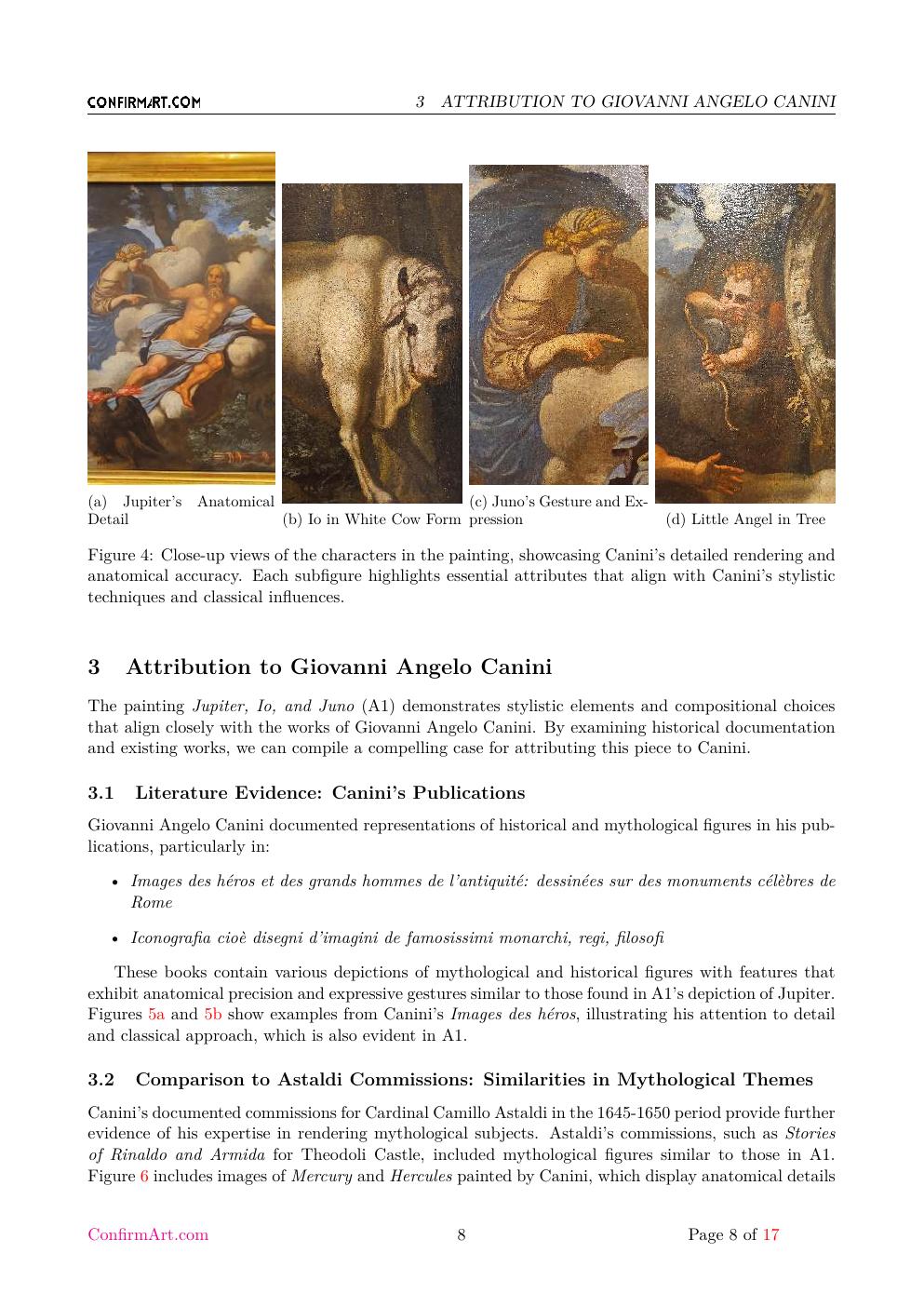 Jupiter, Io and Juno report sample page 8