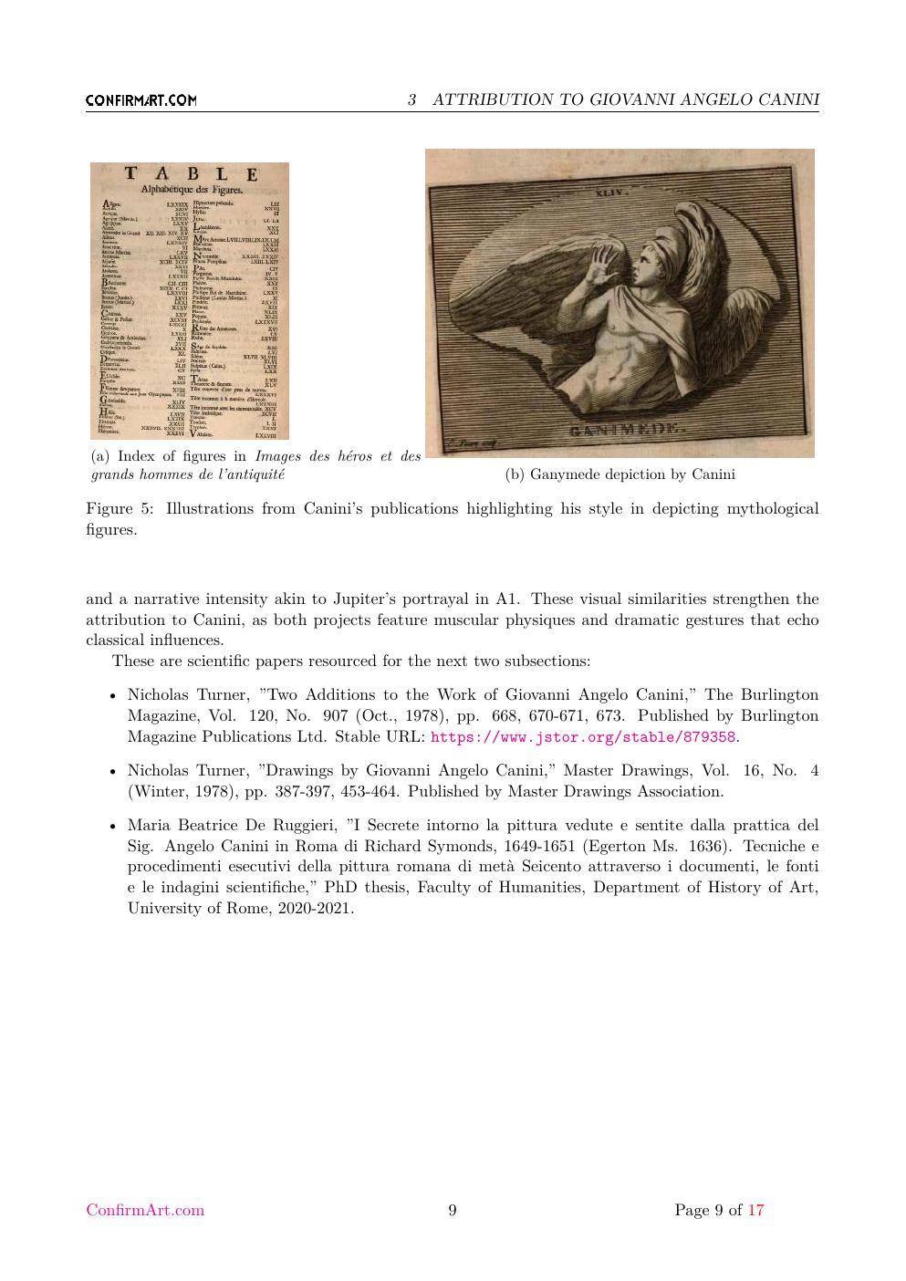 Jupiter, Io and Juno report sample page 9