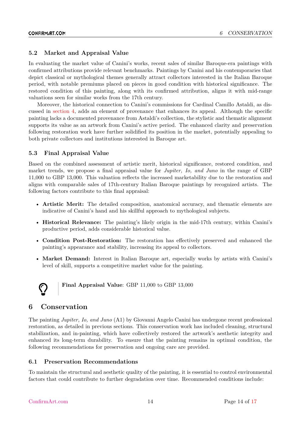 Jupiter, Io and Juno report sample page 14