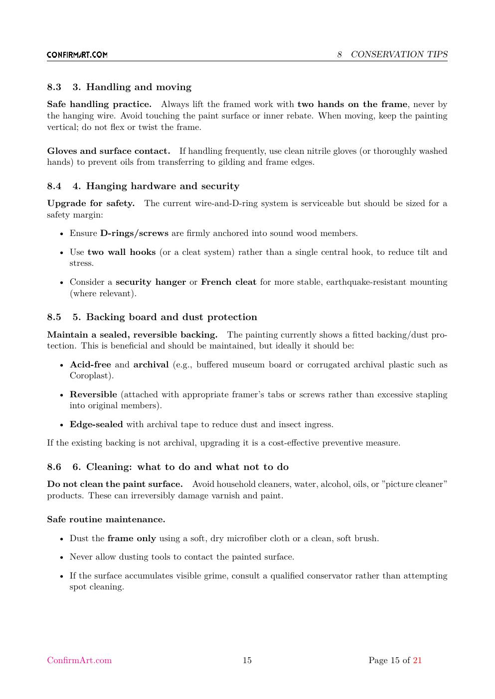 Portrait of an English Gentleman report sample page 15