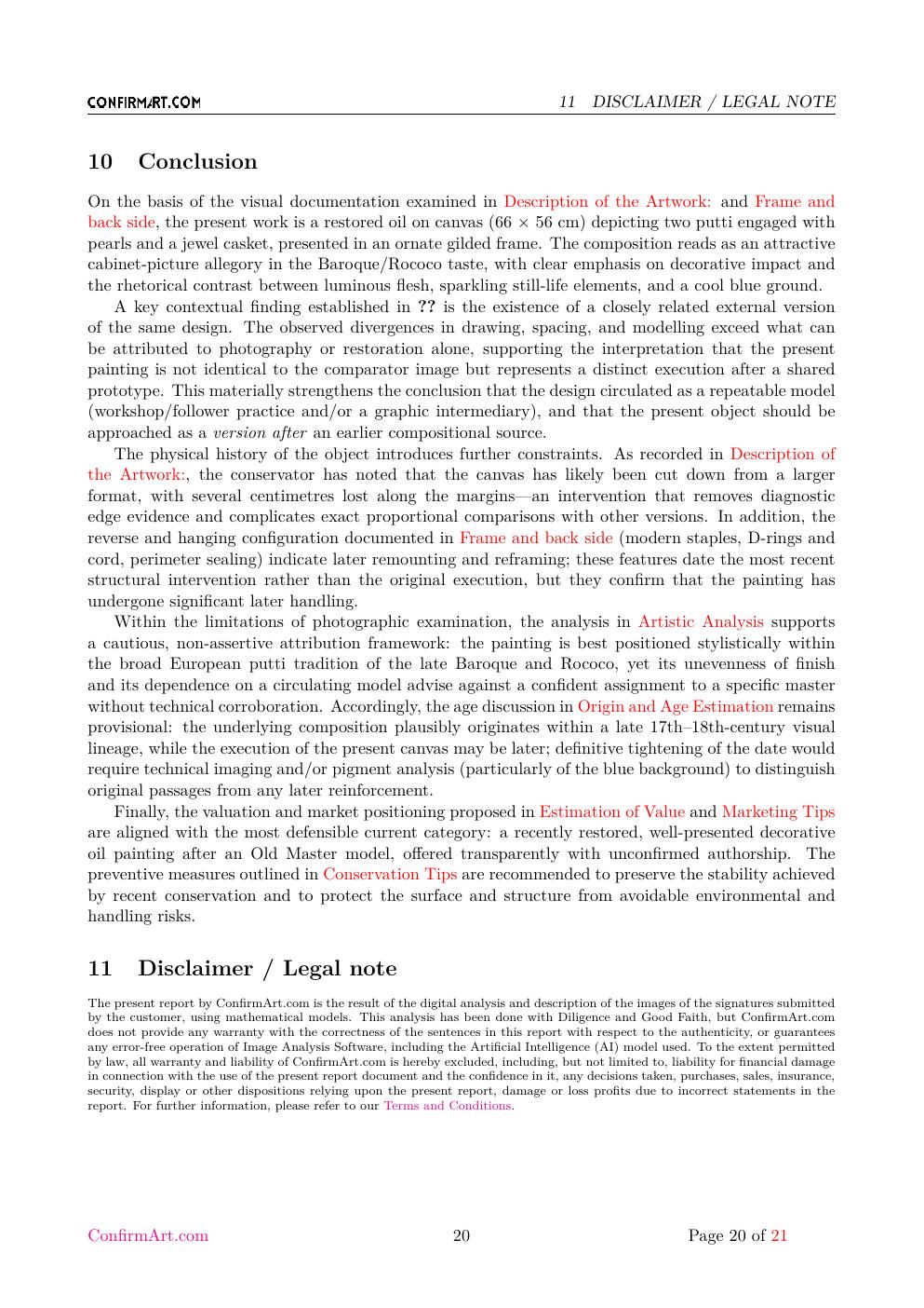 Portrait of an English Gentleman report sample page 20