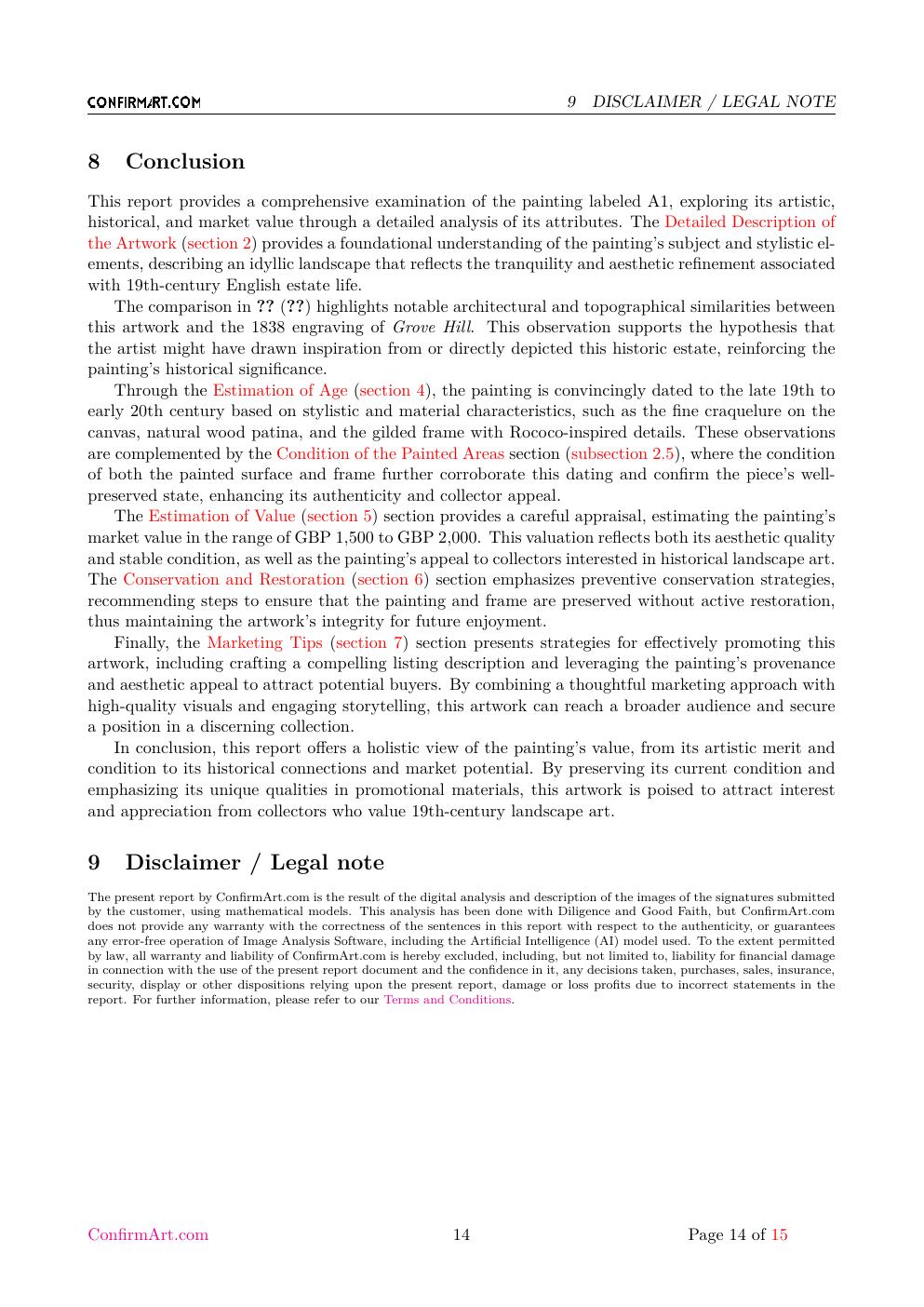 Grove Hill report sample page 14