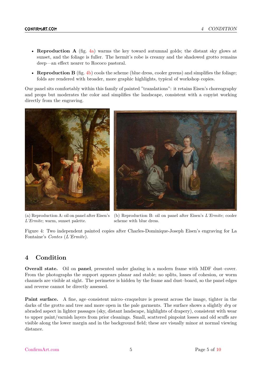 The Hermit report sample page 5