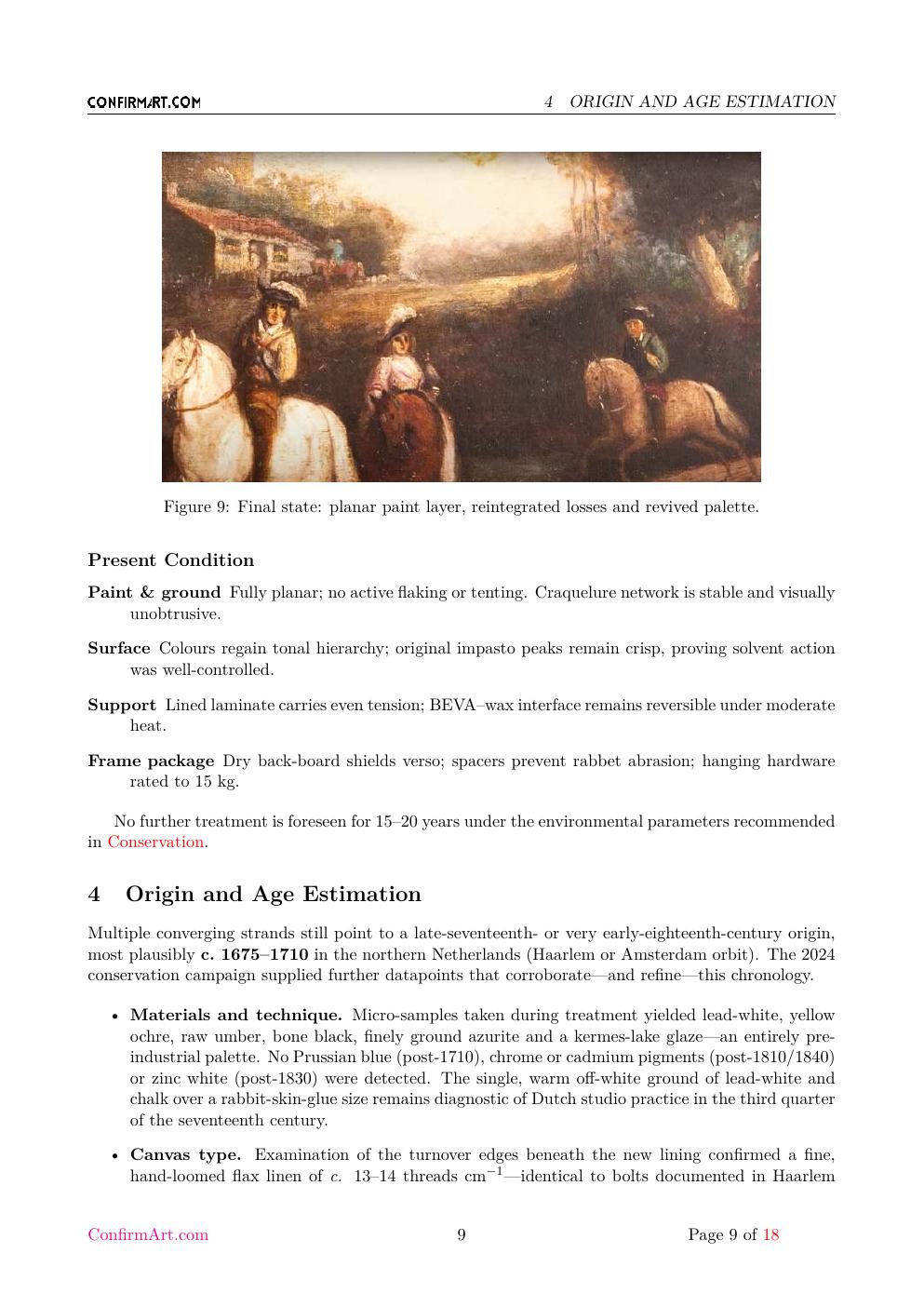 Hunting Party report sample page 9