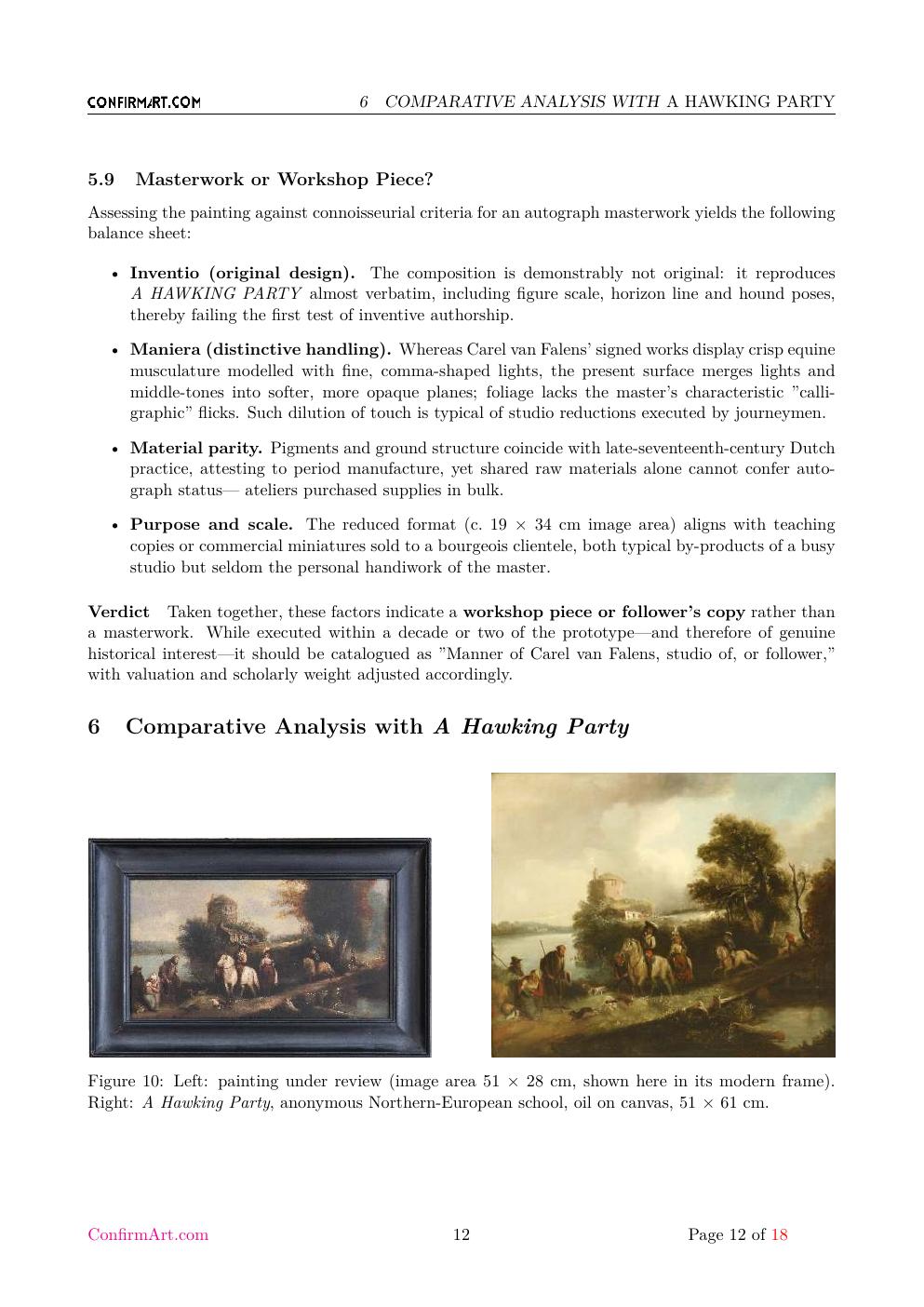 Hunting Party report sample page 12