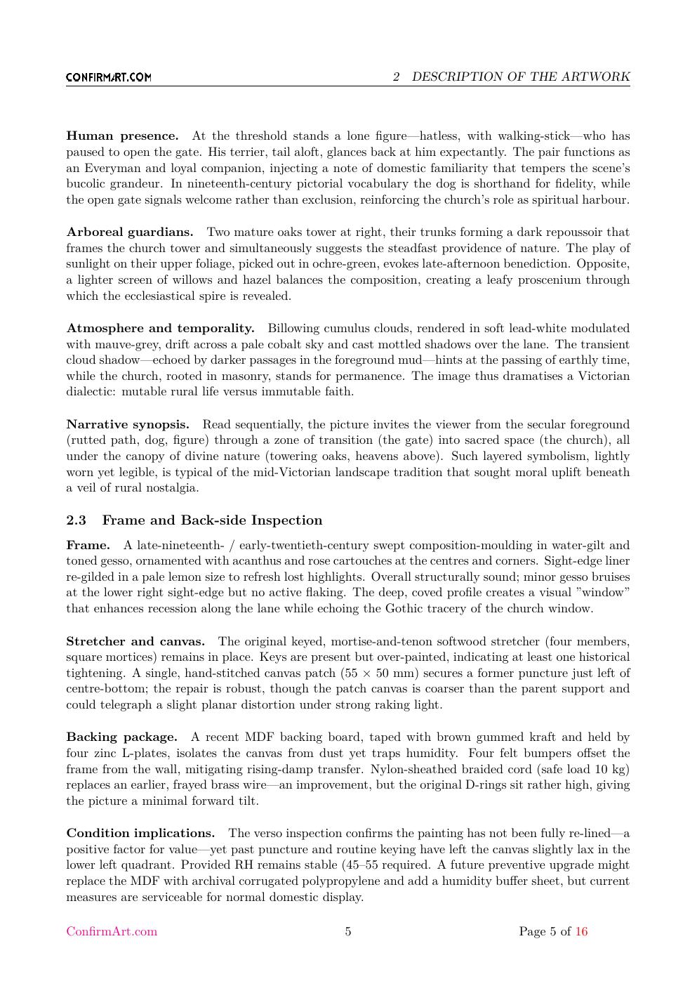 post-Constable report sample page 5