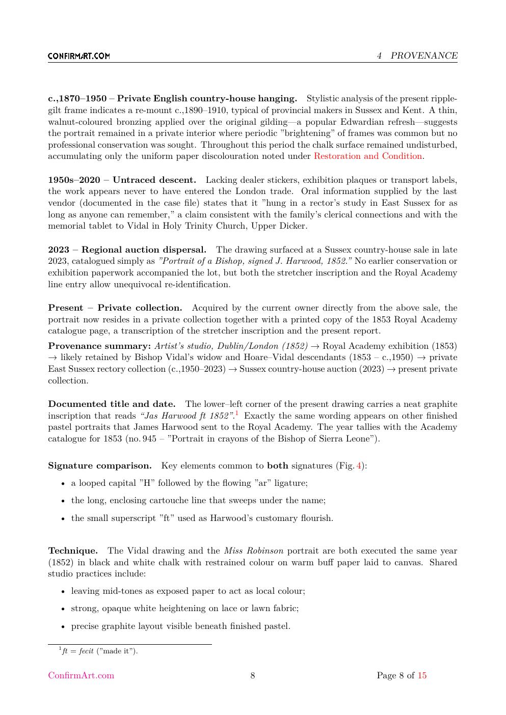 Portrait of Bishop Owen Emeric Vidal report sample page 8