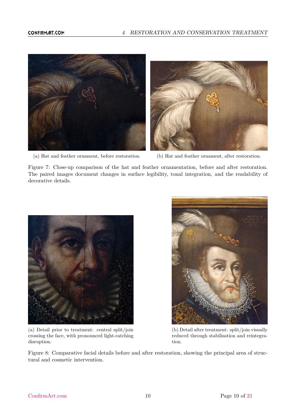 Portrait associated with King James report sample page 10
