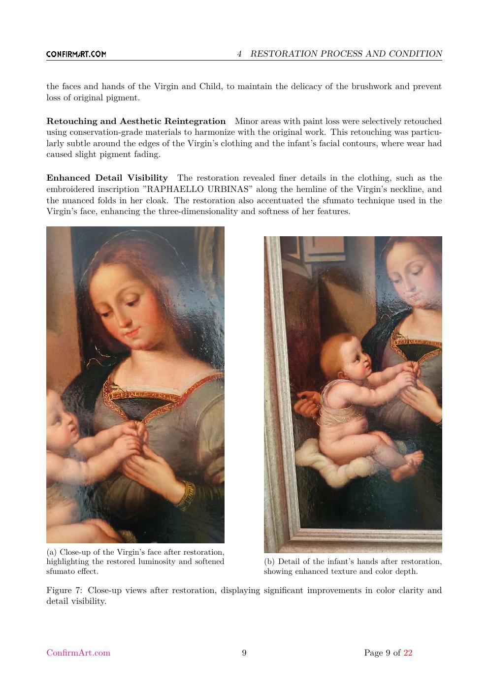 The Holy Family report sample page 9