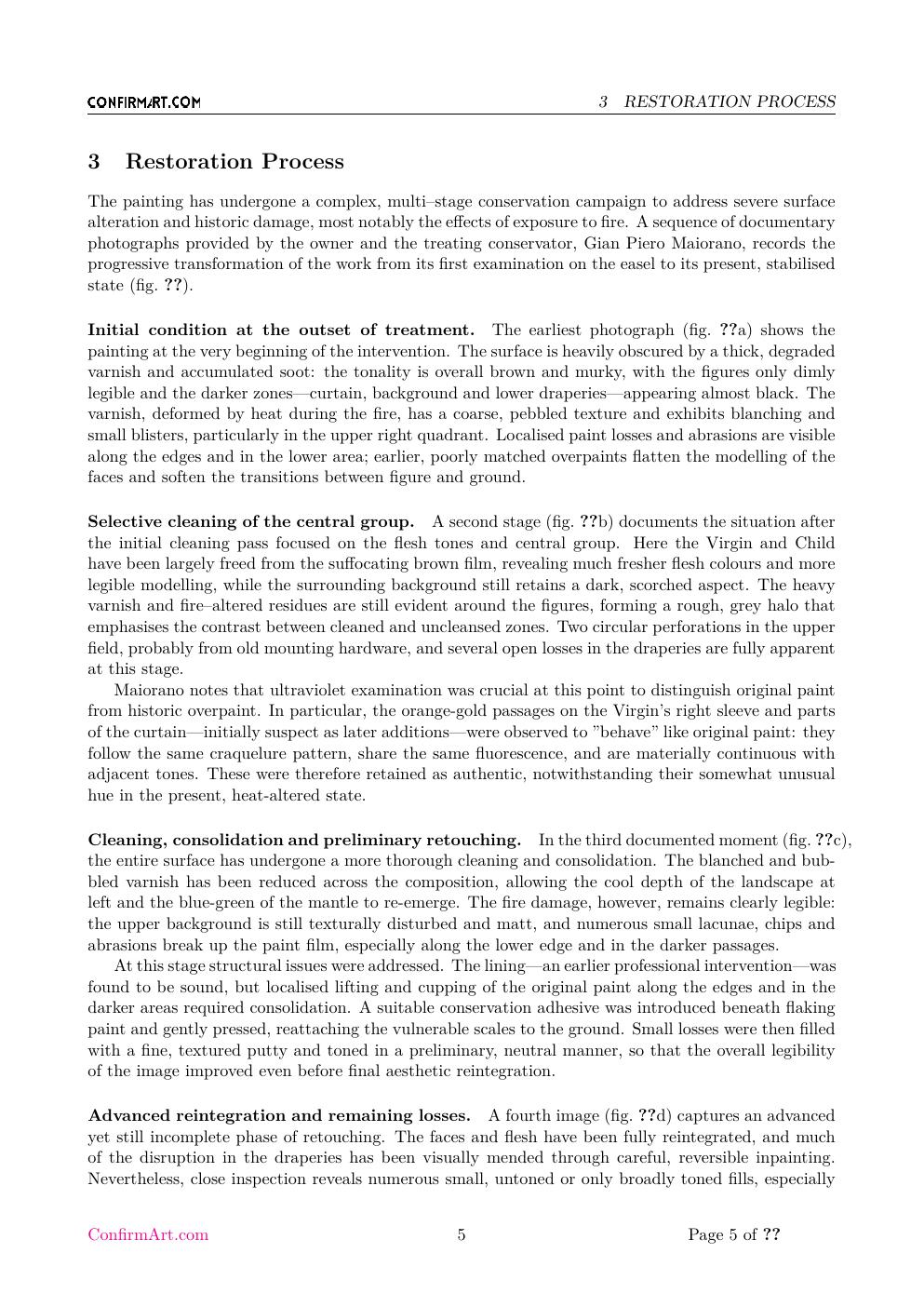 Virgin and Child with the Infant Saint John the Baptist report sample page 5